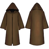 economico Costumi da uomo-Obi-Wan Kenobi Cavaliere Jedi Costume Cosplay Abiti Costume Cosplay Cosplay di film for Per uomo Ragazzi Adulti Bambini Carnevale Mascherata