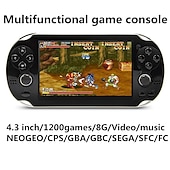 お買い得  電子エンターテイメント-mp5 携帯ゲーム機 psp ゲーム機 psvita ゲーム機 4.3 画面 8gb 多言語版