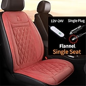 economico Coprisedili per auto-Copertura Riscaldata per Sedile Auto 12-24V Riscaldatore per Sedile Auto Rapido 30s Protettore per Sedile in Flanella Copertura Riscaldata per Sedile Auto 25W