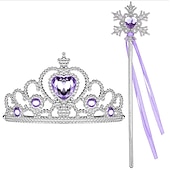 levne Doplňky-Pohádkové Princeznovské Elsa Diadém Sada příslušenství Roztomilý Filmové kostýmy for Dívčí Dětské Plesová maškaráda
