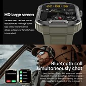abordables Relojes inteligentes-iPS mk66 Reloj inteligente 1.85 pulgada Smartwatch Reloj elegante Bluetooth Podómetro Recordatorio de Llamadas Seguimiento de Actividad Compatible con Android iOS Mujer Hombre Impermeable Larga