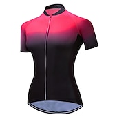 Mujer Maillot de Ciclismo Geométrico Degradado Manga Corta Bicicleta Maillot Camiseta con 3 bolsillos traseros MTB Bicicleta Montaña Ciclismo Carretera Secado rápido Bandas Reflectantes Bolsillo abordables Maillots de mujer-Mujer Maillot de Ciclismo Geométrico Degradado Manga Corta Bicicleta Maillot Camiseta con 3 bolsillos traseros MTB Bicicleta Montaña Ciclismo Carretera Secado rápido Bandas Reflectantes Bolsillo