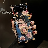 billige Samsung-etui-telefon Etui Til Samsung Galaxy Z Flip 5 Z Flip 4 Z Flip 3 Ultratynt etui Støtdempende ramme Flipp Helkroppsbeskyttende Grafisk TPU