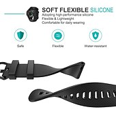 abordables Bracelets de montre Garmin-Bracelet silicone sport 18mm 20mm 22mm pour Garmin Forerunner 265S 265 Venu 3S 3 Active 5 Vivoactive 4S 4 Vivomove Sport Luxe HR Approach S42 S40 S12