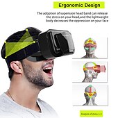 economico Console per videogiochi-vr shinecon visore per realtà virtuale vr occhiali 3d occhiali vr per film tv &amp; videogiochi compatibile ios &amp; smartphone Android con schermo da 4,7 - 7 pollici
