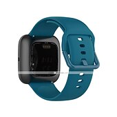 abordables Correas de reloj Fitbit-Ver Banda para Fitbit Versa 2 / Versa Lite / Versa SE / Versa Silicona Reemplazo Correa Suave Transpirable Correa Deportiva Pulsera