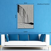 billiga Abstrakta målningar-oljemålning handgjorda handmålade väggkonst abstrakt canvas målning heminredning dekor sträckt ram redo att hänga