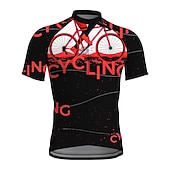 economico Maglie da uomo-Per uomo Maglia da Ciclismo Grafico Divertente VECCHIO IN BICICLETTA Manica Corta Bicicletta Maglia Top con 3 tasche posteriori Mountain Bike MTB Ciclismo su strada Asciugatura Rapida Strisce