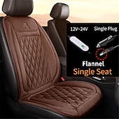economico Coprisedili per auto-Copertura Riscaldata per Sedile Auto 12-24V Riscaldatore per Sedile Auto Rapido 30s Protettore per Sedile in Flanella Copertura Riscaldata per Sedile Auto 25W
