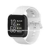 abordables Correas de reloj Fitbit-Ver Banda para Fitbit Versa 2 / Versa Lite / Versa SE / Versa Silicona Reemplazo Correa Suave Transpirable Correa Deportiva Pulsera