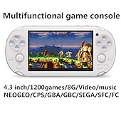 お買い得  電子エンターテイメント-mp5 携帯ゲーム機 psp ゲーム機 psvita ゲーム機 4.3 画面 8gb 多言語版