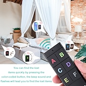cheap Security Sensors &amp; Alarms-TH104 Wireless Key Finder RF Key Locator Pet Tracker Wallet Tracker Remote Control 1 RF Transmitter 6 Receiver
