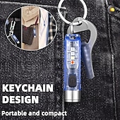 abordables Linternas-mini llavero linterna lámpara recargable antorcha súper brillante con imán camping luz uv potentes luces de iluminación portátiles