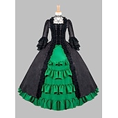 tanie Sukienki-Rokoko Wiktoriańskie Suknia balowa  Kostium imprezowy Bal maskowy Sukienka na studniówkę Rozmiar plus Damskie Królewski Bal maskowy Karnawał Impreza Halloween Dla dorosłych Sukienka