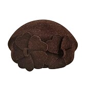 tanie Fascynatory i kapelusze-Czapki Wełna Beret Kapelusz Fedora Ślub Codzienny Herbaciane przyjęcie Kentucky Derby Wyścigi konne Elegancja Prosty Z Kwiaty Winieta Nakrycia Głowy