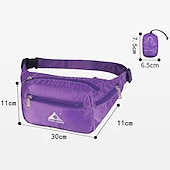 abordables Mochila de senderismo-1-10 L Bolso de cintura Riñonera Cinturón Deportivo Resistente al Viento Resistente a la lluvia Transpirable Secado rápido Ligero Al aire libre Caza Pesca Senderismo Escalada Nailon Ejercito verde