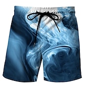 abordables Impression Géométrique-Homme Graphique Illusion d&#039;optique Abstrait Maillots de bain Shorts de bain Shorts de Surf Taille Moyenne Mode Hawaïen Boho Occasionnel Quotidien Fête Cordon de serrage Taille Élastique Impression 3D