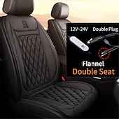 economico Coprisedili per auto-Copertura Riscaldata per Sedile Auto 12-24V Riscaldatore per Sedile Auto Rapido 30s Protettore per Sedile in Flanella Copertura Riscaldata per Sedile Auto 25W
