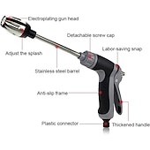 رخيصةأون السقاية والري-فوهة خرطوم الحديقة ، رأس البخاخ فوهة خرطوم المياه عالية الضغط للعشب&amp;amp; الحديقة ، غسيل السيارات ، سقي الحديقة ، التنظيف ، الاستحمام بالكلاب&amp;amp;اكسسوارات السيارات للحيوانات الاليفة