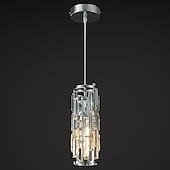 economico Lampadari-lampada a sospensione a led illuminazione a sospensione cromata/oro moderna lampada a sospensione mini lampadari di cristallo lampada a sospensione regolabile per sala da pranzo con isola cucina (1/3
