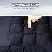 abordables Fundas de asiento para coche-1 pcs Protector de asiento de coche para Asientos delanteros Suave Cómodo Toque cómodo para