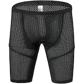 abordables Shorts de sport pour hommes-Homme Short Running Course Couche de base Maille Sous Vêtement Athlétique Athleisure Eté Respirable Séchage rapide Evacuation de l&#039;humidité Doux Compression Aptitude Exercice Physique Fonctionnement