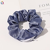 billige Tilbehør til hårstyling-hår scrunchies fløyel elastiske hårbånd scrunchy hår bånd tau scrunchie for kvinner eller jenter hårtilbehør