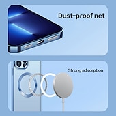 billige iPhone-etuier-Telefontrekk iPhone 15 Pro Max Plus iPhone 14 13 12 11 Pro Max Plus med Magsafe Kamera Linsebeskytter Støtsikker Solid Farge TPU