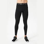 cheap Men&#039;s Shorts, Tights &amp; Pants-Men&#039;s Compression Pants Running Tights Leggings with Phone Pocket Base Layer Athletic Winter Spandex Breathable Quick Dry Sweat wicking Power Flex Fitness Gym Workout Running Skinny Sportswear