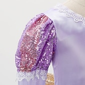 ieftine Costume pentru fete-DinBasme Prințesă Rochie de fete cu flori Costum de petrecere tematică Cosplay for Fete Pentru copii Carnaval Mascaradă Săptămâna Cărții Invitat la nunta Ținute pentru evenimente școlare