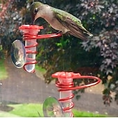 cheap Backyard Birding &amp; Wildlife-Window Hummingbird Feeder Window Mount Hummingbird Feeder Water Drinker Outdoor Garden Yard Decor