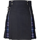 levne Spodní části-Retro Punk a gotika Skotské užitkové kilty Ren Faire Pánské Keltské Plesová maškaráda Večírek Dospělé Sukně