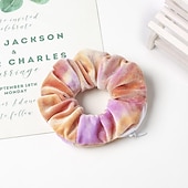 billige Tilbehør til hårstyling-hår scrunchies fløyel elastiske hårbånd scrunchy hår bånd tau scrunchie for kvinner eller jenter hårtilbehør