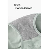 abordables Culottes-Femme Taille haute Élévation de la hanche Couleur unie / unie Sous-vêtements Standard Printemps, Août, Hiver, Eté Violet claire Gros rouge Vert Noir Rose Claire