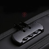 abordables Bolsos y mochilas para portátil-Bolsa antirrobo para computadora con puerto de carga USB, mochila impermeable y resistente a los arañazos, bolsa portátil para el pecho