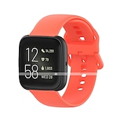 abordables Correas de reloj Fitbit-Ver Banda para Fitbit Versa 2 / Versa Lite / Versa SE / Versa Silicona Reemplazo Correa Suave Transpirable Correa Deportiva Pulsera