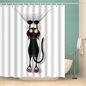cheap Shower Curtains-Shower Curtain with Hooks 180cm*180cm(70&quot;*70&quot;) Polyester Washable Waterproof Animal Pattern for Kids