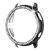 cheap Smartwatch Case-Diamond Case Watch Case Compatible with Samsung Galaxy Watch Active 2 40mm / Watch Active 2 44mm Shockproof Plastic / Hard PC Watch Cover