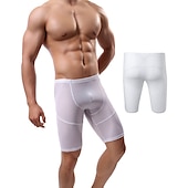 abordables Shorts de sport pour hommes-Homme Short Running Course Couche de base Maille Sous Vêtement Athlétique Athleisure Eté Respirable Séchage rapide Evacuation de l&#039;humidité Doux Compression Aptitude Exercice Physique Fonctionnement