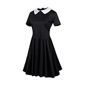 ieftine Costume de damă-Horror gotic Academia Întunecată Rochii Costum Cosplay Cosplay for Pentru femei Adulți Halloween Carnaval