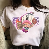 levne Kreslená a filmová postava-One Piece Opice D. Luffy Trička Anime Animák Anime Klasika Pouliční styl Pro Pro páry Pánské Dámské Dospělé Horká ražba