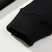 levne pánské 3D mikiny s kapucí-Pánské Tisk Kapuce Kapucky Mikina Šik ven Chladný Dlouhý rukáv Kapuce Dovolená Jdeme ven Světle khaki. Černá Šněrování Kapsy Zima Jaro &amp; podzim Návrhář