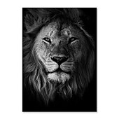 זול Animal Prints-הדפסי בד אמנות קיר בעלי חיים קישוט בית עיצוב בד מגולגל ללא מסגרת לא ממוסגרת לא מתוחה
