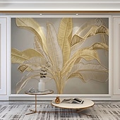 abordables Papiers peints-Fonds d'écran cool belle nature papier peint mural autocollant mural auto-adhésif éblouissant doré pvc/vinyle adapté au salon chambre restaurant hôtel décoration murale art décor à la maison