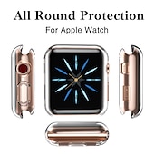 Χαμηλού Κόστους Smartwatch Θήκη-3 τμχ Παρακολουθήστε Προστατευτικό οθόνης Συμβατό με Apple  iWatch Series 8/7/6/5/4/3/2/1 / SE Προστατευτικά Οθόνης με Ασφάλεια Απορρήτου Υψηλή Ανάλυση Ευαίσθητο στην αφή Σκληρυμένο Γυαλί