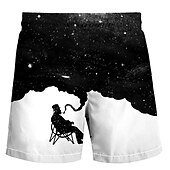abordables Impression Géométrique-Homme Graphique Illusion d&#039;optique Abstrait Maillots de bain Shorts de bain Shorts de Surf Taille Moyenne Mode Hawaïen Boho Occasionnel Quotidien Fête Cordon de serrage Taille Élastique Impression 3D