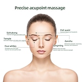 Χαμηλού Κόστους Μασέρ Σώματος-Επαγγελματικός Μασέρ Ματιών Θερμός Αέρας Πίεση Ηλεκτρικός Σιάτσου Μασέρ για Στραγγαλισμό Ξηρού Ματιού Απαλή Ανακούφιση  Καλύτερος Ύπνος Δώρο για Ημέρα του Αγίου Βαλεντίνου