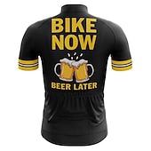 economico Maglie da uomo-Per uomo Maglia da Ciclismo A Motivi Divertente Birra dell'Oktoberfest Manica Corta Bicicletta Top con 3 tasche posteriori Mountain Bike MTB Ciclismo su strada Resistente ai Raggi UV Asciugatura
