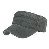 economico Cappelli da uomo-Per uomo Berretto militare Cappello da cadetto Nero Blu marino scuro Cotone Di tendenza Moderno Abbigliamento per il tempo libero Casual / quotidiano Liscio