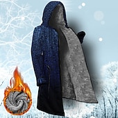 preiswerte Fleecejacke für Herren-Herren Grafik-Drucke Wintermantel Fleecejacke Mantel warm halten Atmungsaktiv Komfortabel Modisch Strassenmode Sport Sport &amp; Natur Freizeitskleidung Ausgehen Zip Tasche Bedruckt Herbst Winter